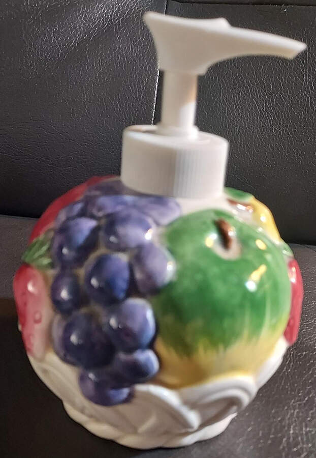 Fruit Basket Lotion/Soap Dispenser by Otagiri-1