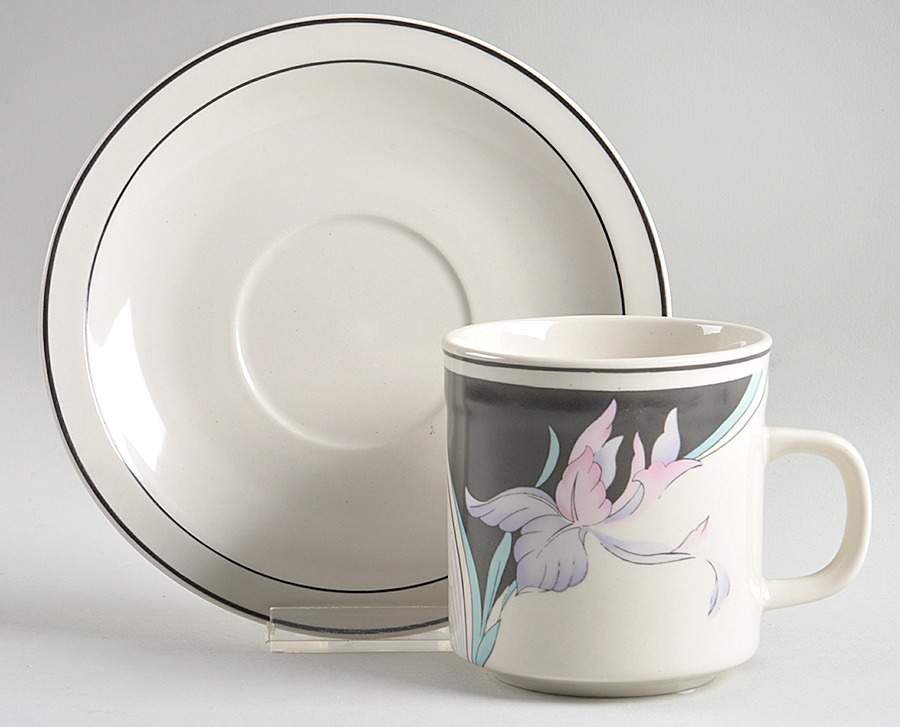 ONI2 Flat Cup & Saucer Set by Onlac Intl-1