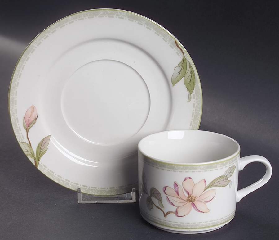 Savannah Flat Cup & Saucer Set by Oneida-1