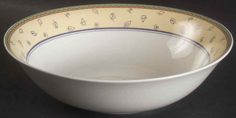 Doodle 9" Round Vegetable Bowl by Oneida-1