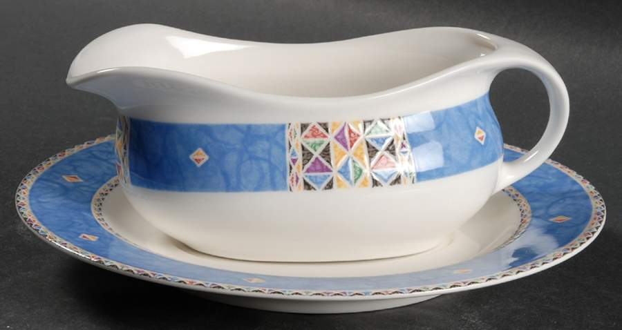 Origami Gravy Boat & Underplate by Oneida-1