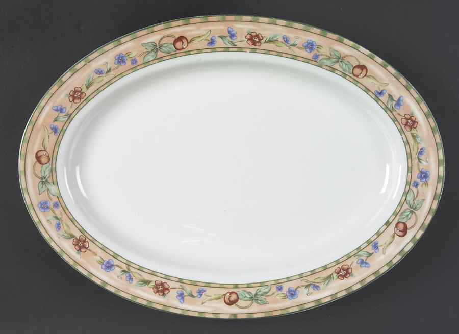 Cherry Valley 14" Oval Serving Platter by Oneida-1