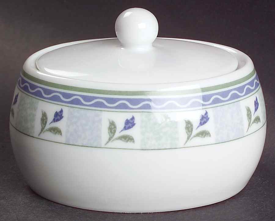 Gaiety Sugar Bowl & Lid by Oneida-1