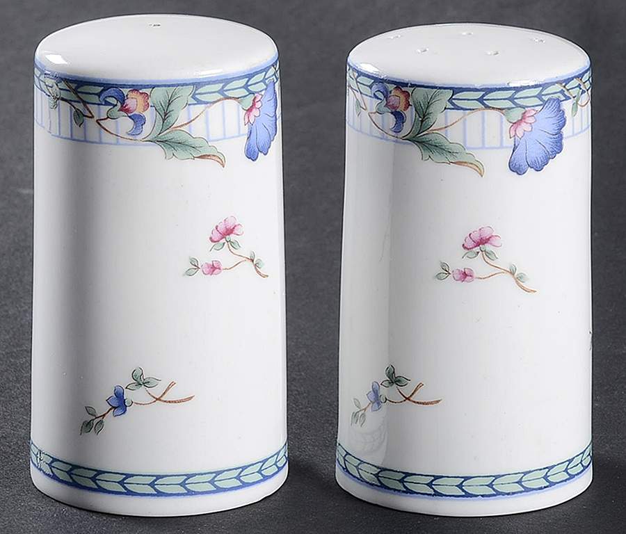 Blue Lattice Salt & Pepper Set by Oneida-1