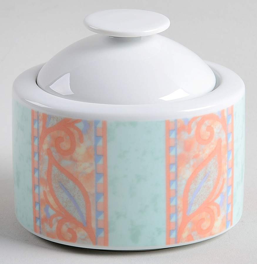 Terrazzo Sugar Bowl & Lid by Oneida-1