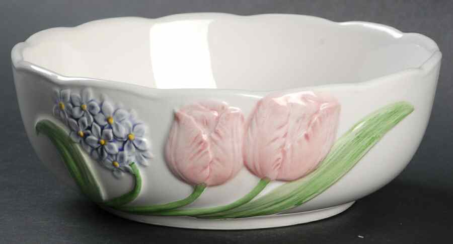 Tulip Garden (No Trim) Coupe Cereal Bowl by Otagiri-1
