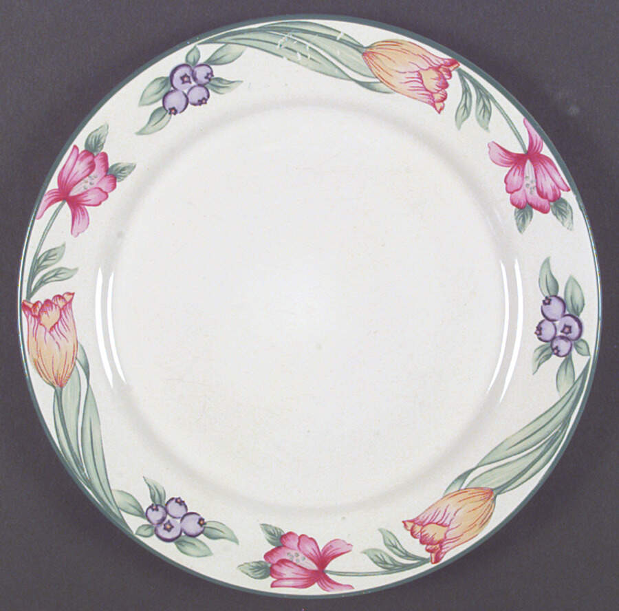Tulip Garden Dinner Plate by Oneida-1