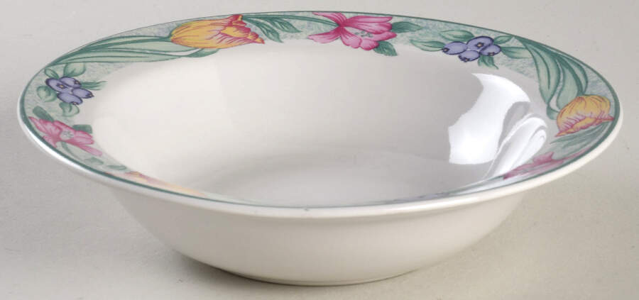 Tulip Garden Fruit/Dessert (Sauce) Bowl by Oneida-1