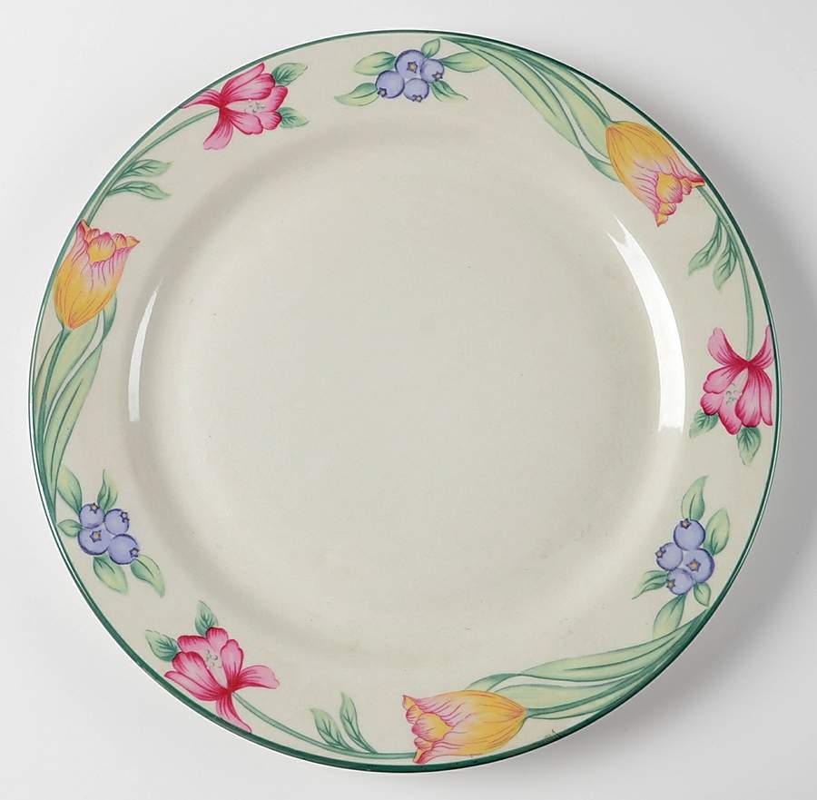 Tulip Garden 12" Chop Plate (Round Platter) by Oneida-1