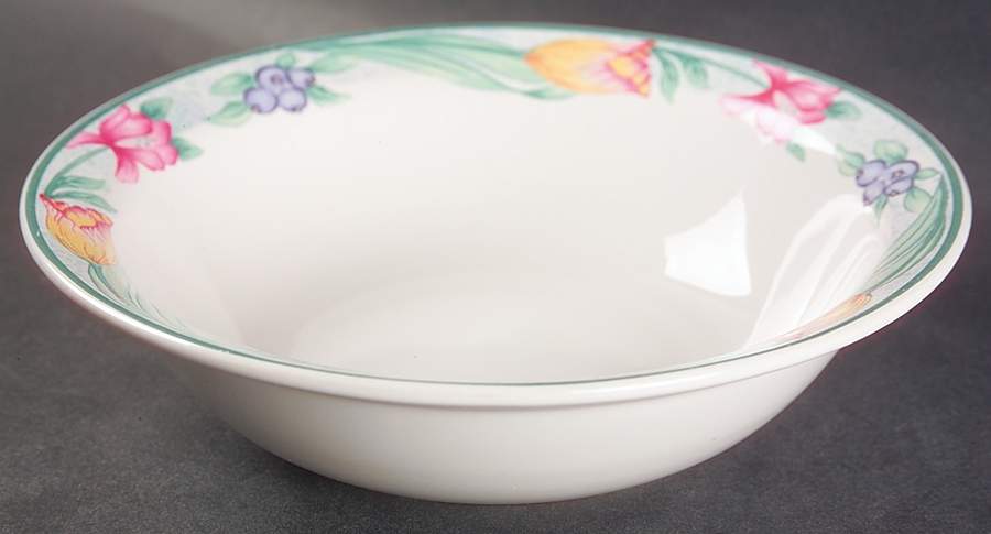 Tulip Garden Coupe Cereal Bowl by Oneida-1
