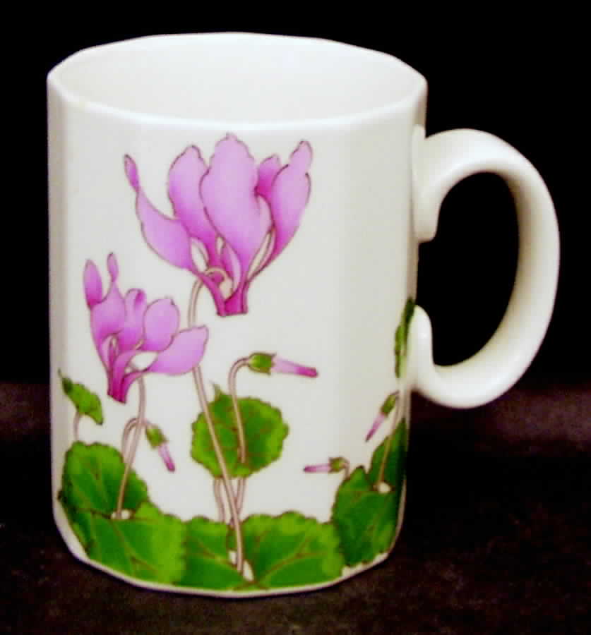 Cyclamen Mug by Otagiri-1