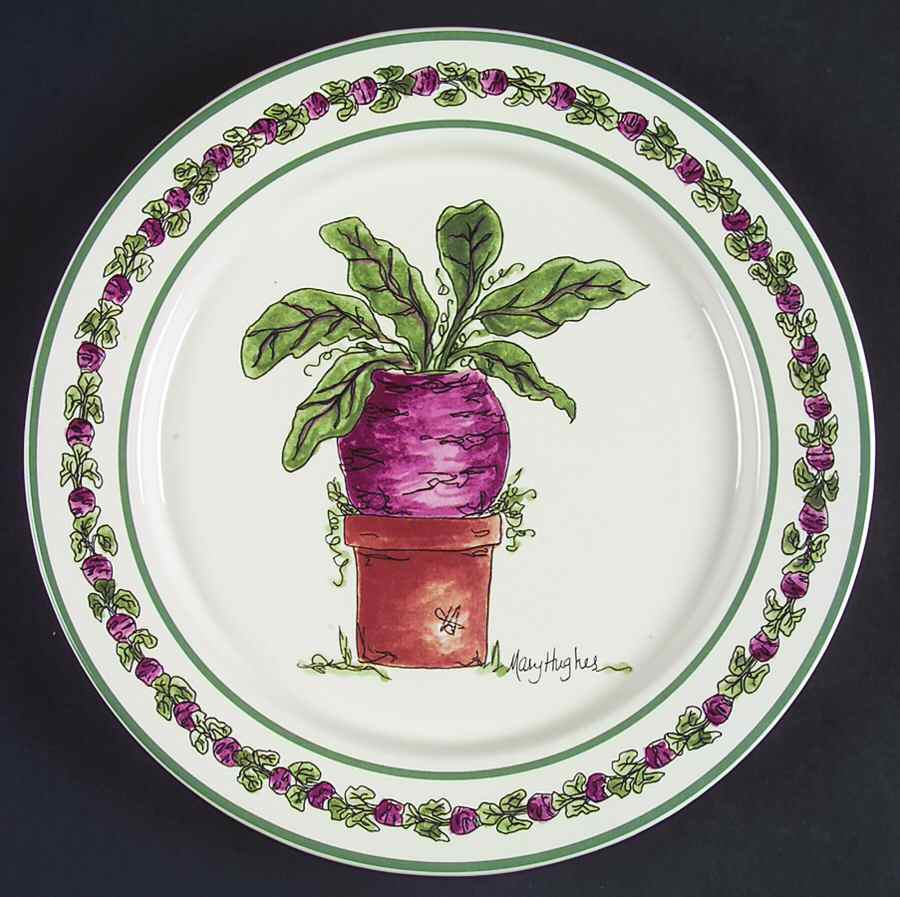 Kitchen Garden Dinner Plate by Otagiri-1
