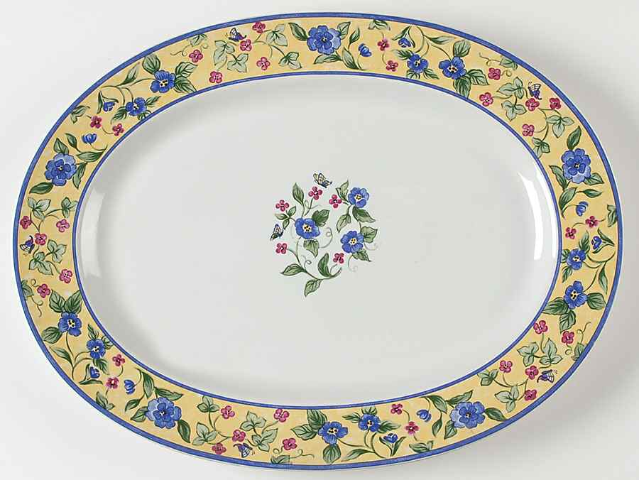 French Provincial 14" Oval Serving Platter by Oneida-1