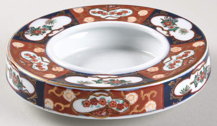 Gold Imari 7" Ashtray by Otagiri-1