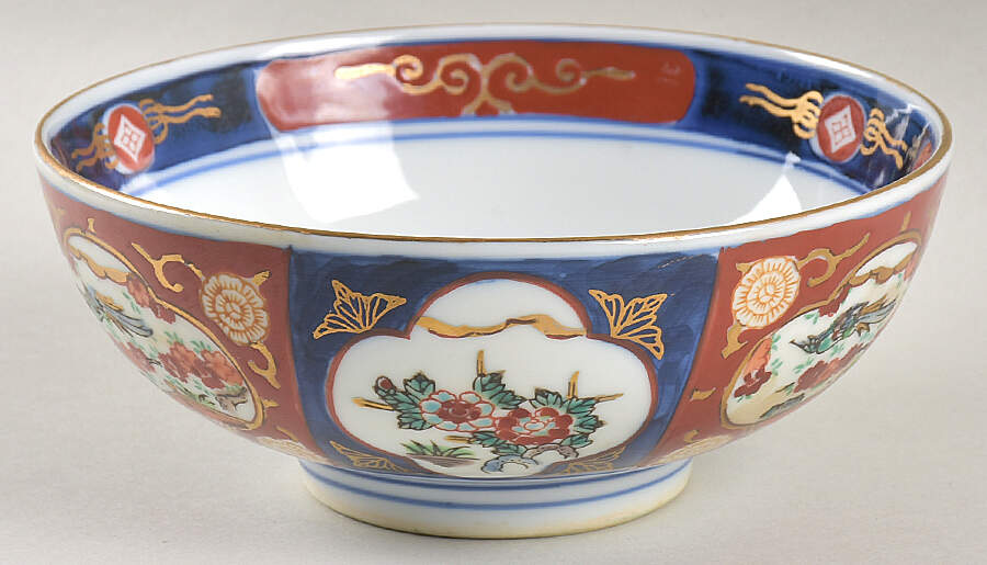 Gold Imari Fruit/Dessert (Sauce) Bowl by Otagiri-1