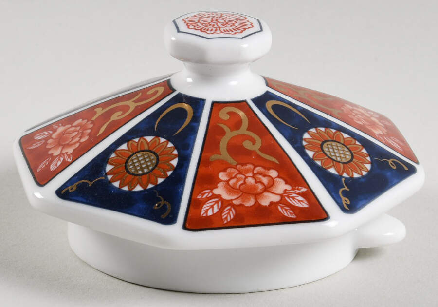 Gold Imari Lid for Teapot by Otagiri-1