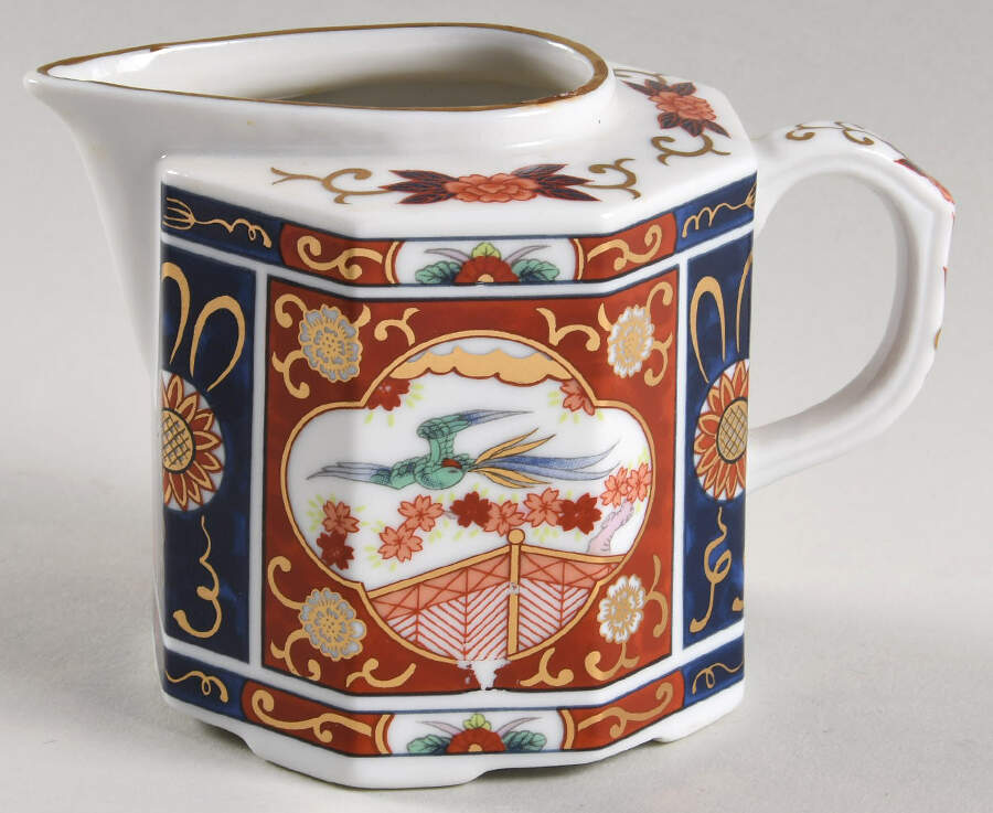 Gold Imari Creamer by Otagiri-1