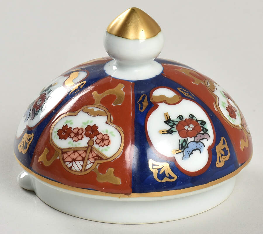 Gold Imari Lid for Teapot by Otagiri-1