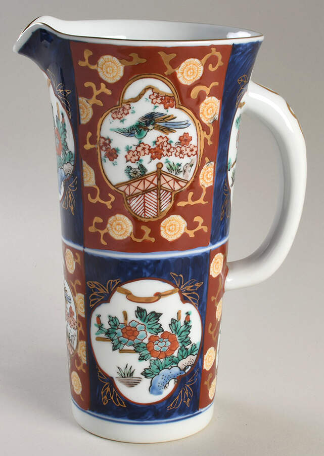 Gold Imari 48 Oz Pitcher by Otagiri-1