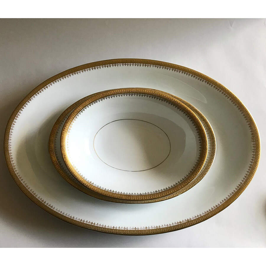 OHM14 9" Oval Vegetable Bowl by Hermann Ohme-1