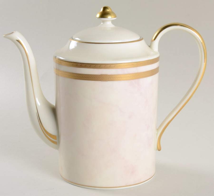Ivory Florentine Coffee Pot & Lid by Oscar De La Renta-1