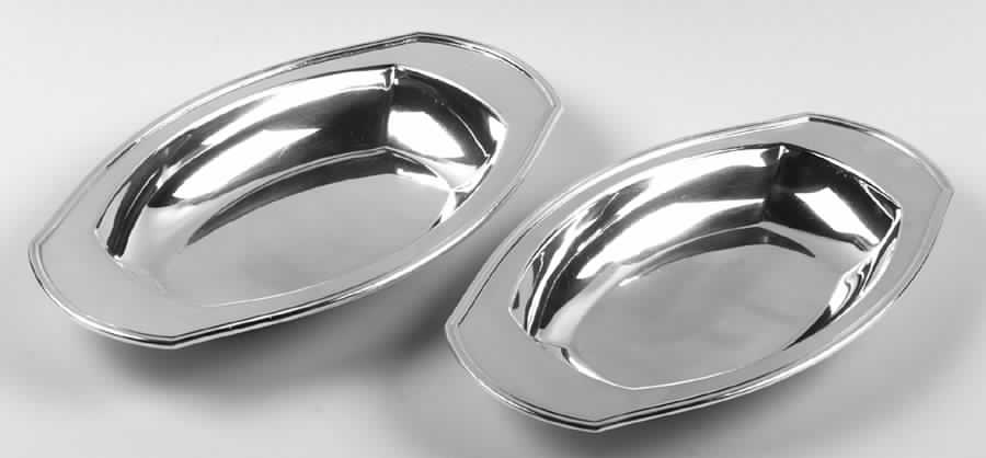 Bird of Paradise (Silverplate, 1923, Hollowware) Double Vegetable Bowl by Oneida Silver-1