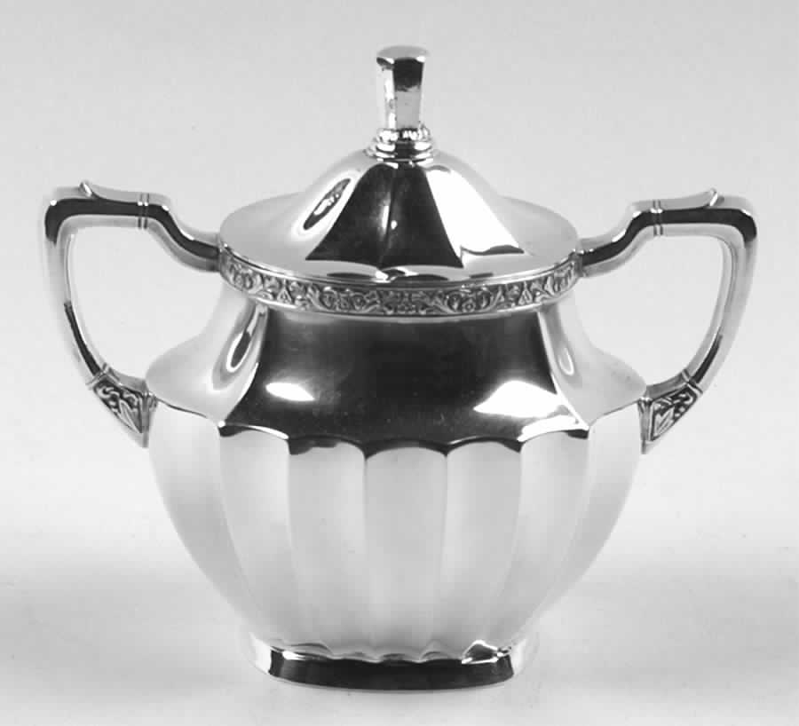 Coronation (Silverplate, Hollowware) Plated Mini Sugar Bowl by Oneida Silver-1