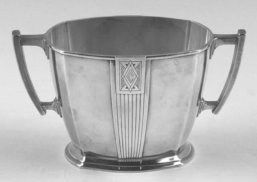 Noblesse (Silverplate, Hollowware) Silverplate Open Sugar Bowl by Oneida Silver-1