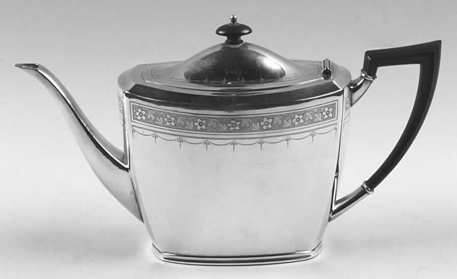 Paul Revere (Silverplate, Hollowware) Teapot by Oneida Silver-1