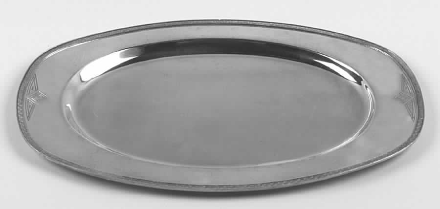 Skyline-Skycrest (Silverplate, Hollowware) Silverplate Tray (for Creamer and Sugar Set) by Oneida Silver-1