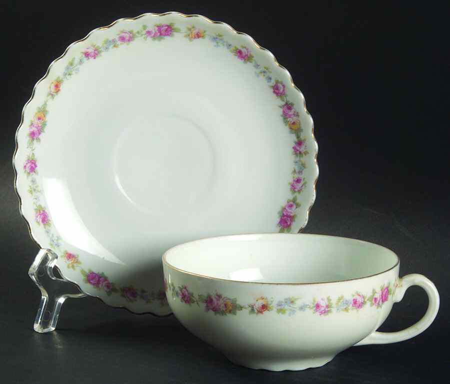OSG43 Flat Cup & Saucer Set by Oscar & Edgar Gutherz-1
