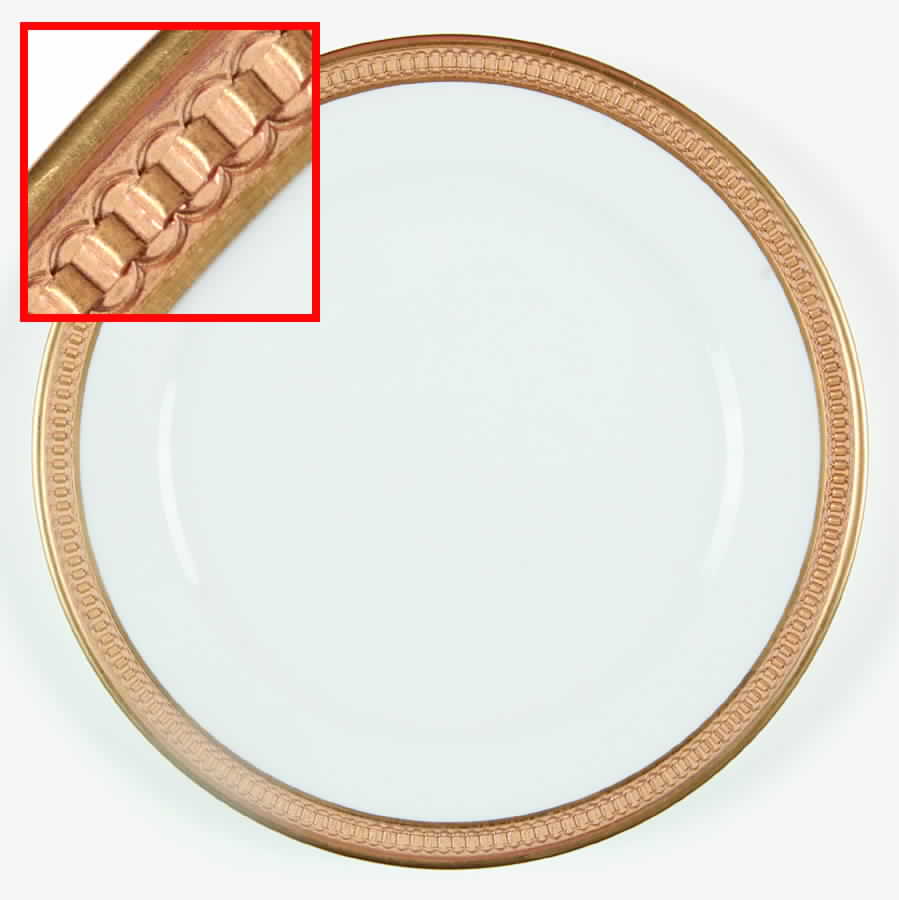 Crown (Band on Edge) Salad Plate by Okura-1