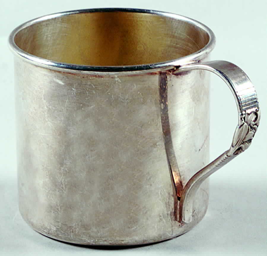 Morning Star (Silverplate, 1948, Hollowware) Silverplate Baby Cup by Oneida Silver-1