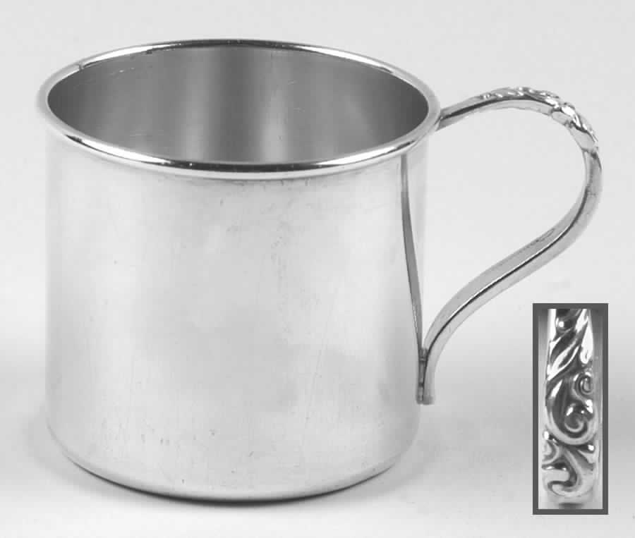South Seas (Silverplate, 1955, Hollowware) Silverplate Baby Cup by Oneida Silver-1