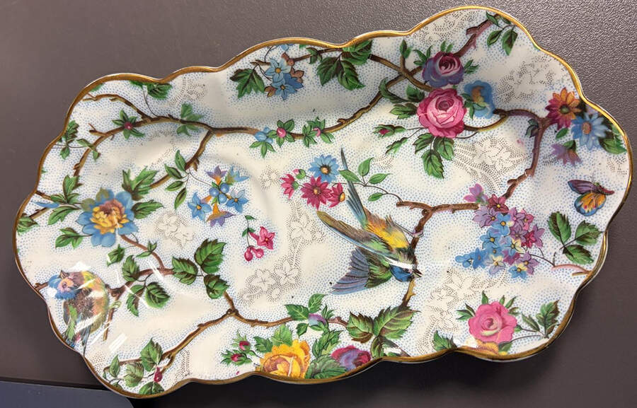 3110 Tray for Mini Creamer & Open Sugar by Old Royal (England)-1