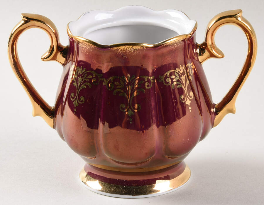 Golden Fantasy Sugar Bowl No Lid by Ohashi-1