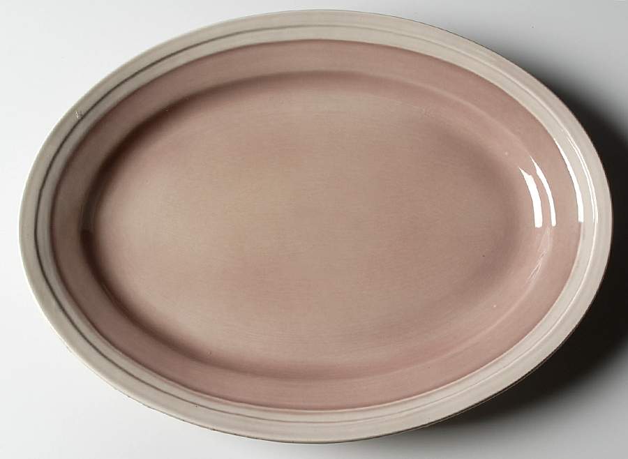 Departure Blush (Pale Lavender) 13" Oval Serving Platter by Oneida-1