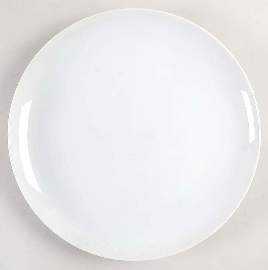 Contempo White 12" Chop Plate (Round Platter) by Otagiri-1