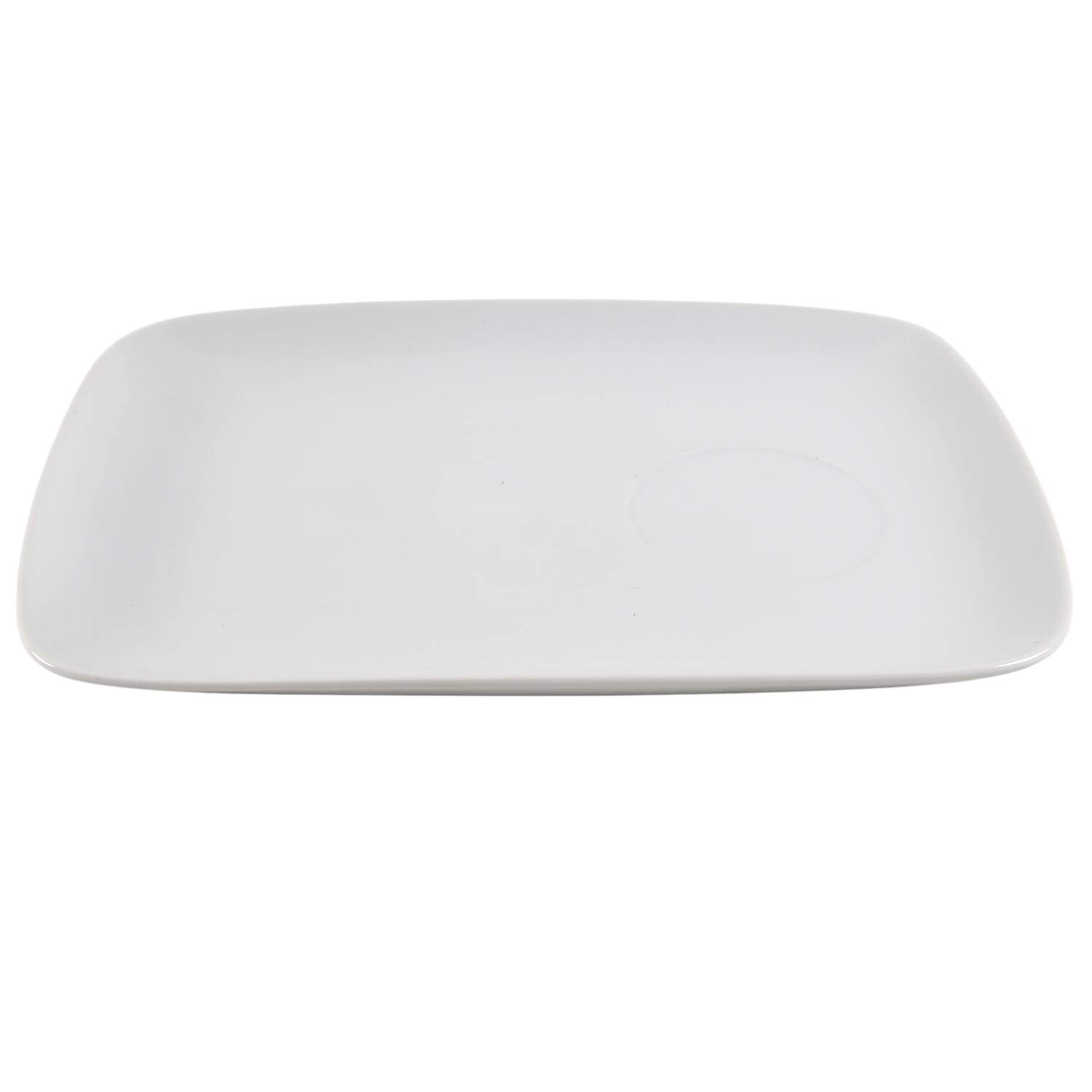 Contempo White Snack Plate by Otagiri-1