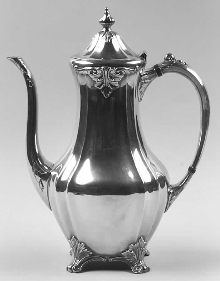 Chatelaine (Silverplate, Hollowware) Silverplate Coffee Pot by Oneida Silver-1