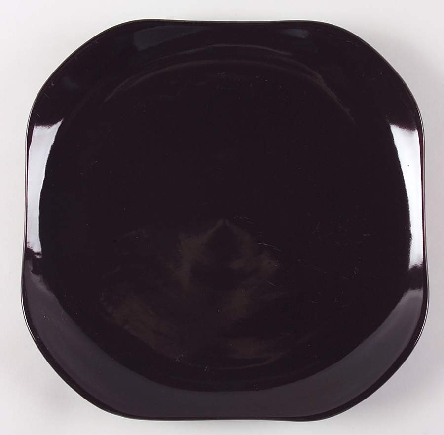Russel Wright Black Pepper 13" Square Serving Platter by Oneida-1