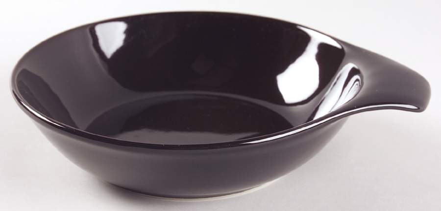 Russel Wright Black Pepper Lugged Soup Bowl by Oneida-1
