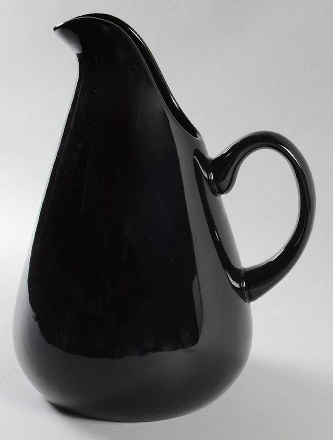 Russel Wright Black Pepper 90 Oz Pitcher by Oneida-1