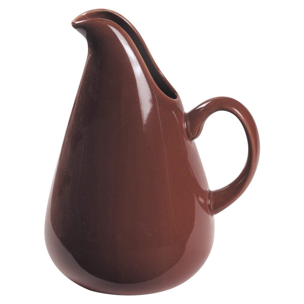 Russel Wright Bean Brown 90 Oz Pitcher by Oneida-1