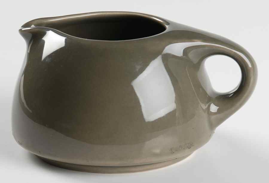 Russel Wright Charcoal Gray Family Size Creamer by Oneida-1