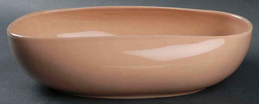 Russel Wright Coral 11" Oval Vegetable Bowl by Oneida-1