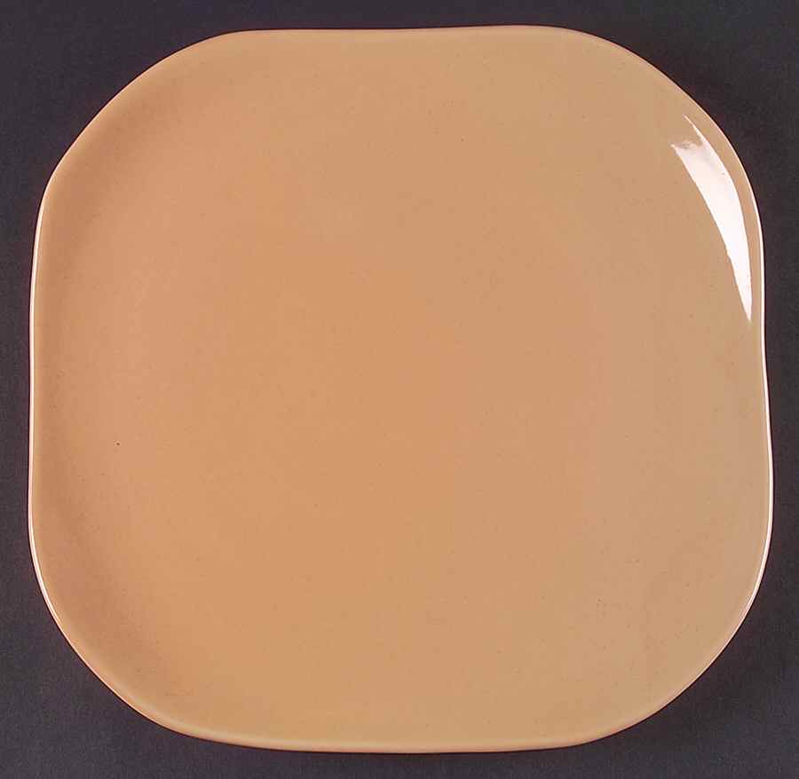 Russel Wright Coral 13" Square Serving Platter by Oneida-1