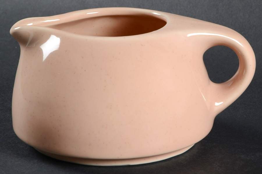 Russel Wright Coral Family Size Creamer by Oneida-1