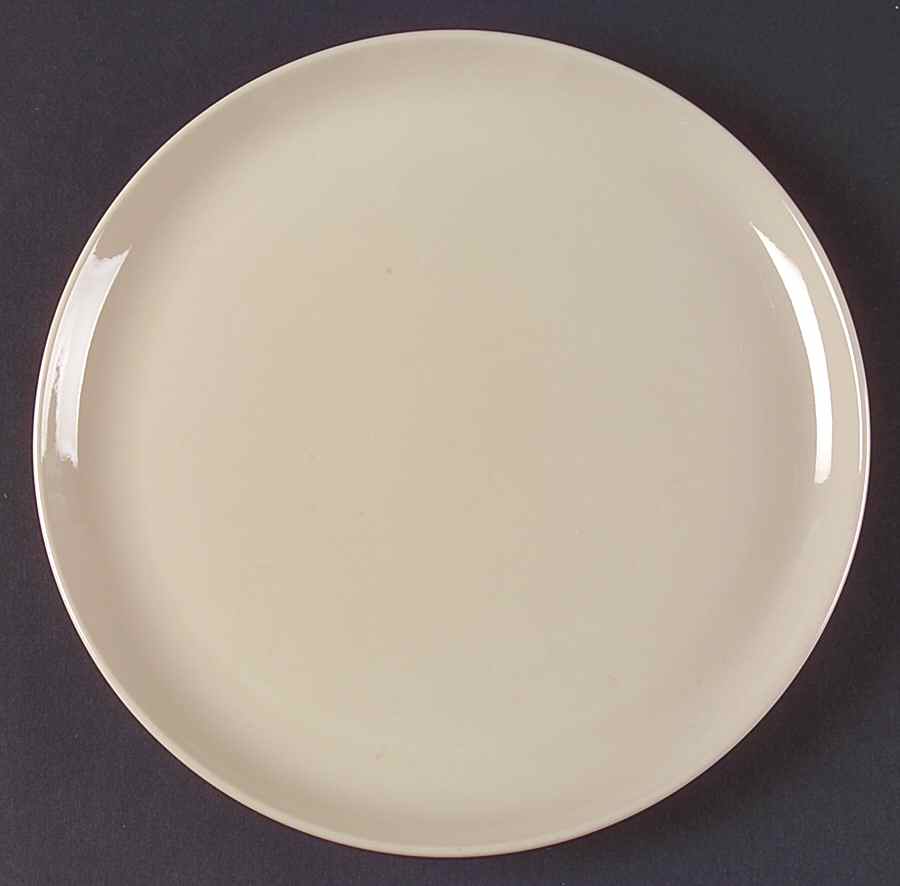 Russel Wright Linen Creme Salad Plate by Oneida-1