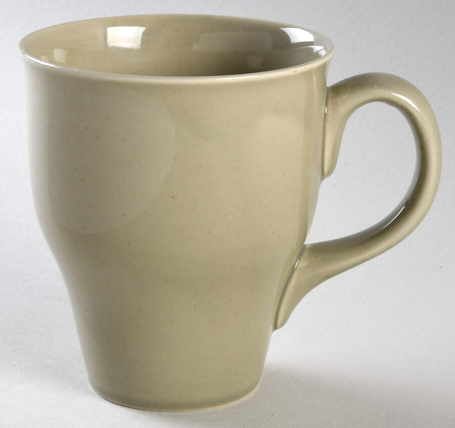 Russel Wright Oyster Gray Mug by Oneida-1
